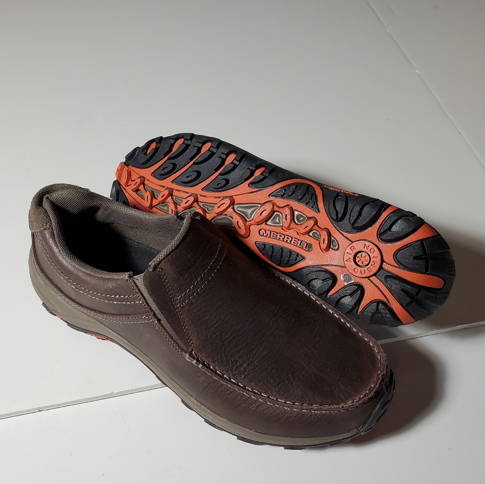 Merrell Moc Brown Slip On Hiking Shoes